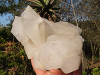 Natural Lovely White Quartz Clusters  x 2 From Madagascar - Toprock Gemstones and Minerals 
