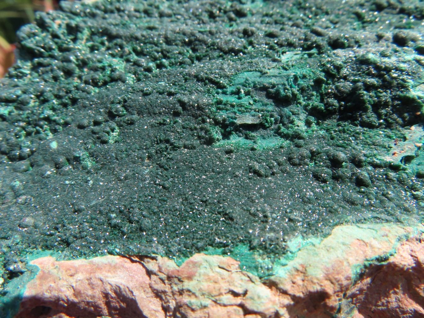 Natural Malachite Crystalline Specimens x 3 From Tenke Fungurume, Congo - TopRock