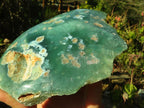 Polished One Side Polished Emerald Mtorolite Plates  x 2 From Zimbabwe - Toprock Gemstones and Minerals 