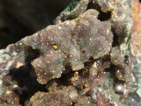 Natural Drusy Coated Ball Malachite On Dolomite Specimen  x 1 From Likasi, Congo - Toprock Gemstones and Minerals 