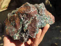 Natural Drusy Coated Ball Malachite On Dolomite Specimen  x 1 From Likasi, Congo - Toprock Gemstones and Minerals 