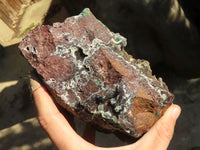 Natural Drusy Coated Ball Malachite On Dolomite Specimen  x 1 From Likasi, Congo - Toprock Gemstones and Minerals 