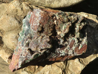 Natural Drusy Coated Ball Malachite On Dolomite Specimen  x 1 From Likasi, Congo - Toprock Gemstones and Minerals 