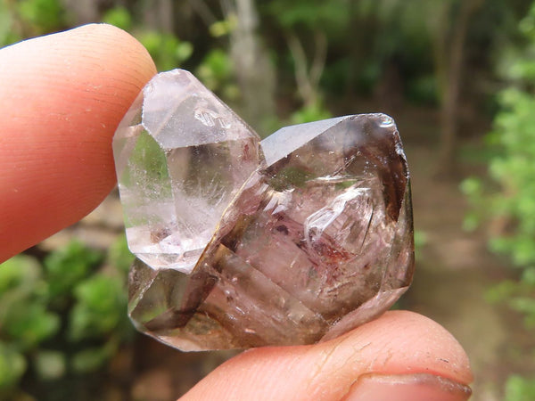 Natural Small Single Smokey Amethyst Crystals  x 72 From Chiredzi, Zimbabwe - Toprock Gemstones and Minerals 