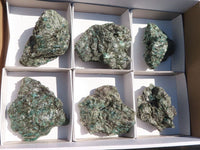 Natural Rare Emerald Mica In Matrix Cobbed Specimens x 6 From Mutoko, Zimbabwe - Toprock Gemstones and Minerals 