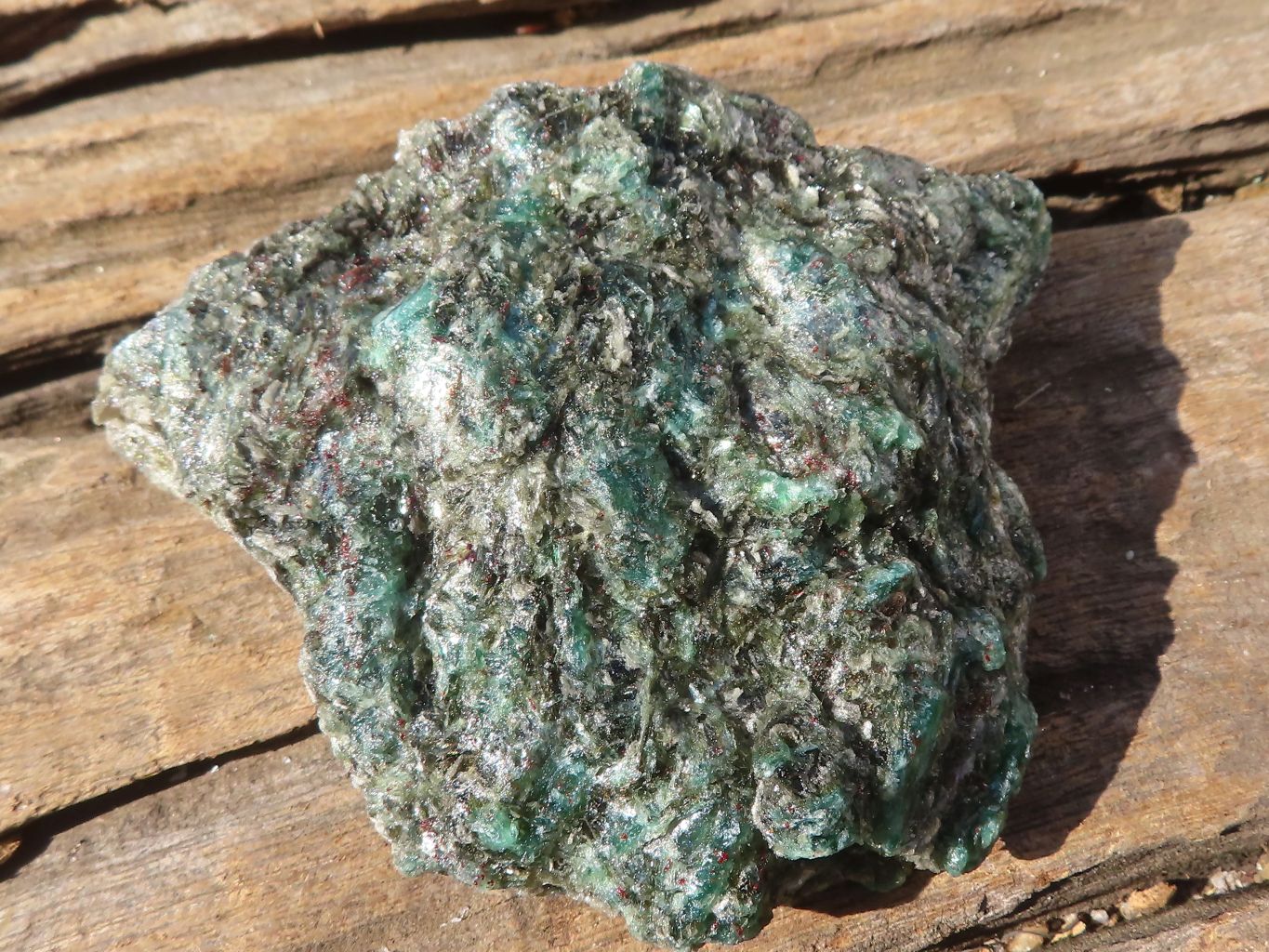 Natural Rare Emerald Mica In Matrix Cobbed Specimens x 6 From Mutoko, Zimbabwe - Toprock Gemstones and Minerals 
