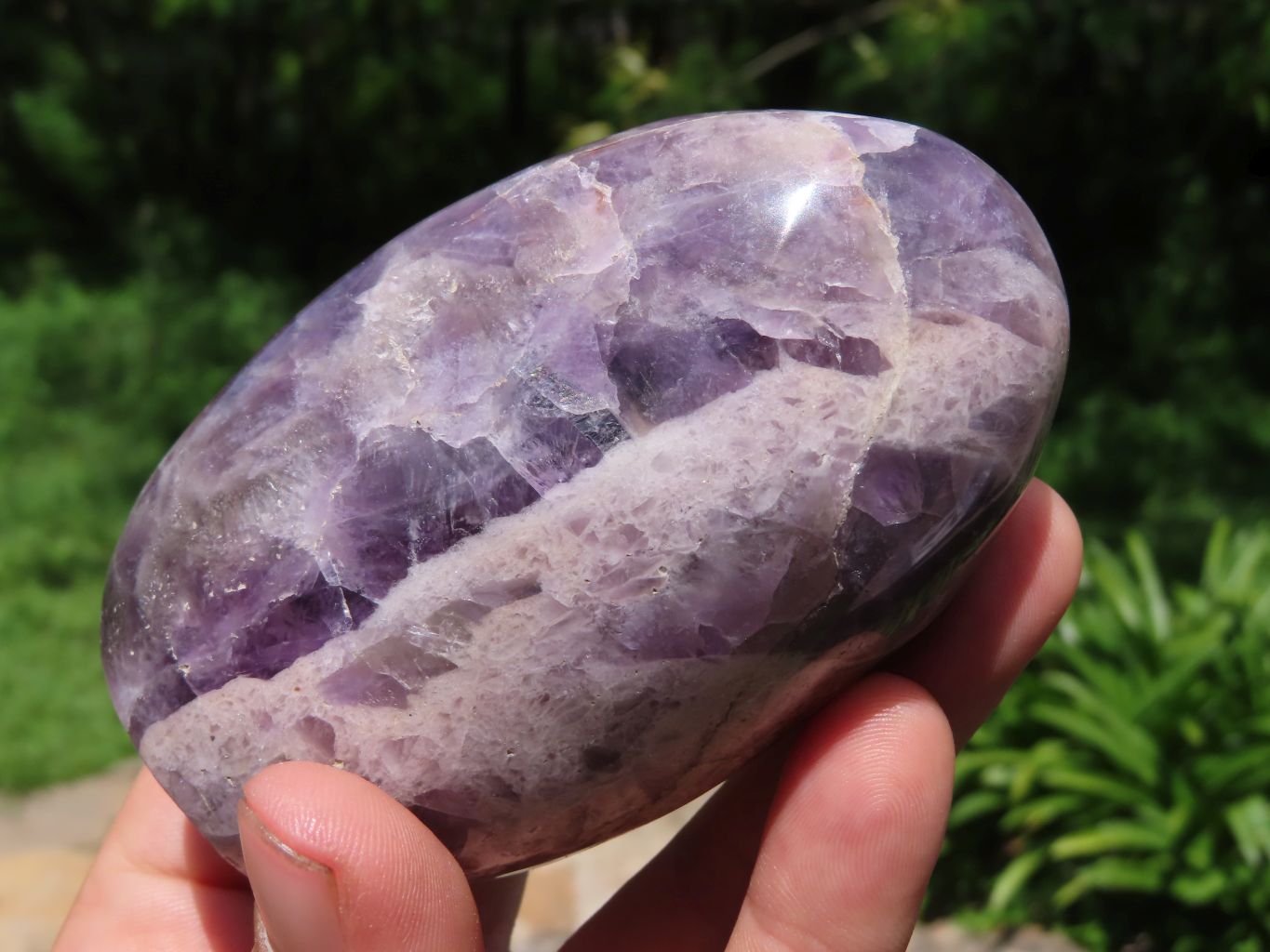 Polished Dream Amethyst Standing Free Forms x 5 From Madagascar - TopRock