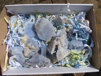 Polished Etched Blue Lace Agate Chalcedony Nodules x 10 From Malawi - TopRock