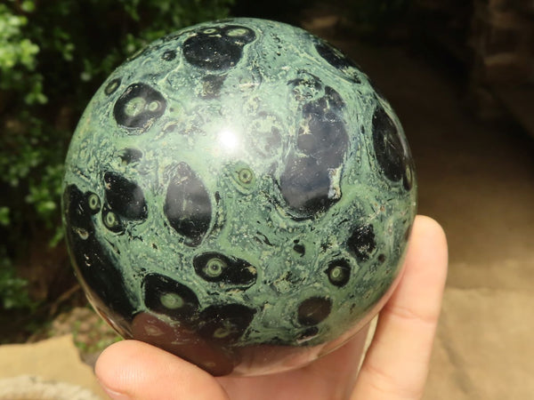 Polished Stromatolite / Kambamba Jasper Spheres  x 2 From Madagascar - TopRock