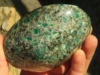 Polished Emerald Mica In Matrix Standing Free Forms x 2 From Mutoko, Zimbabwe - Toprock Gemstones and Minerals 