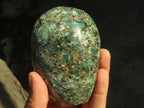 Polished Emerald Mica In Matrix Standing Free Forms x 2 From Mutoko, Zimbabwe - Toprock Gemstones and Minerals 