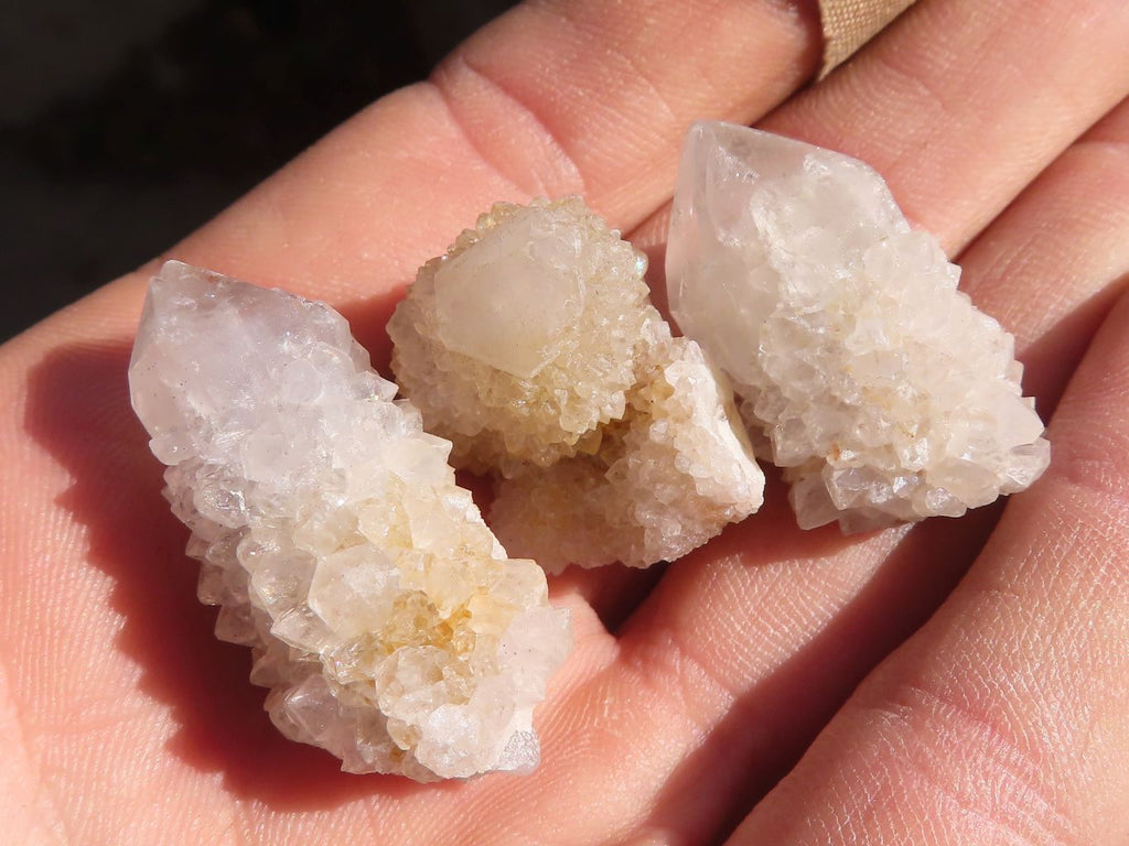 Natural Small White Spirit Quartz Specimens x 70 From Boekenhouthoek, South Africa - Toprock Gemstones and Minerals 