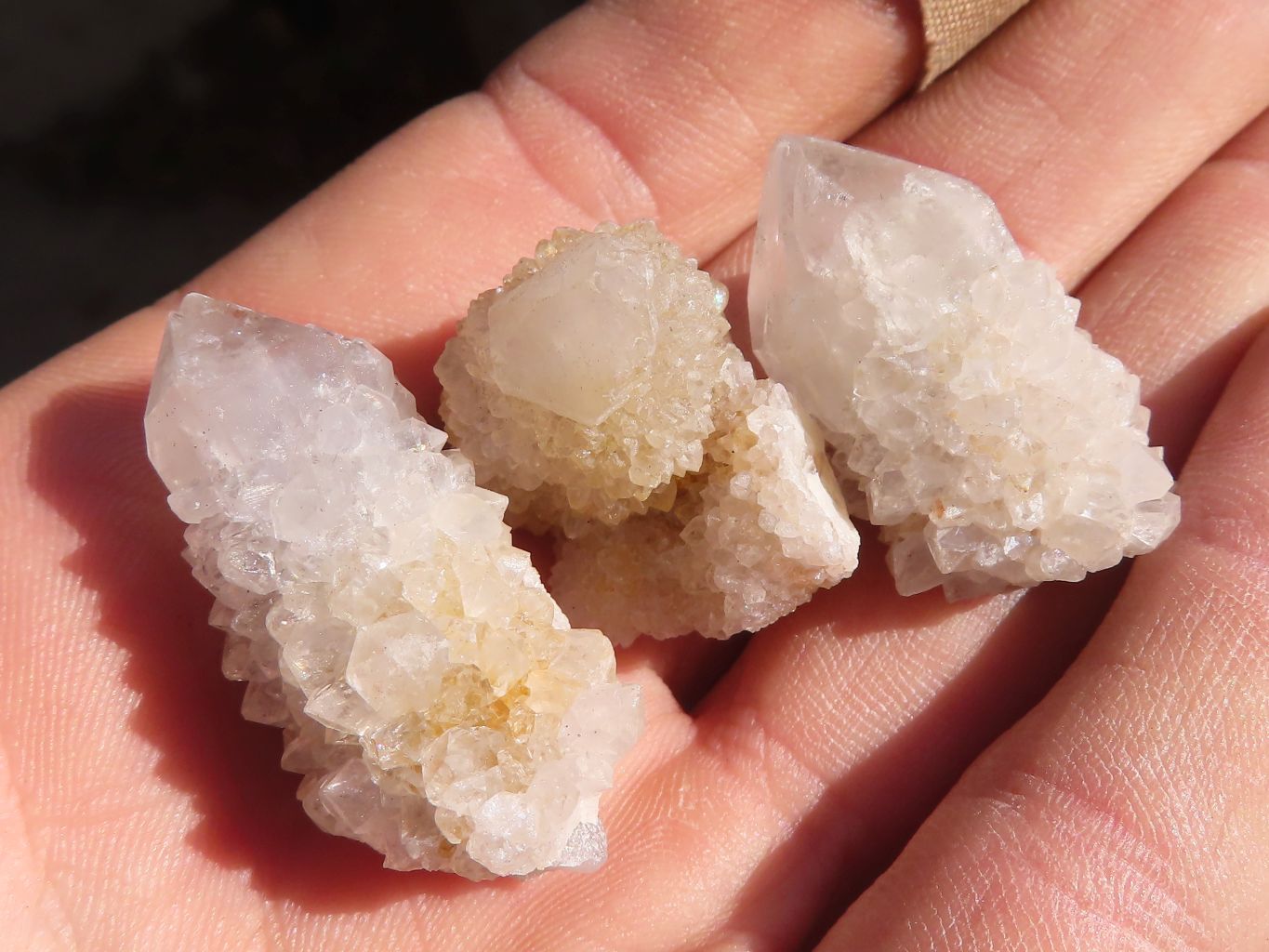 Natural Small White Spirit Quartz Specimens x 70 From Boekenhouthoek, South Africa - Toprock Gemstones and Minerals 