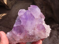Natural Jacaranda Amethyst Clusters  x 2 From Zambia - Toprock Gemstones and Minerals 
