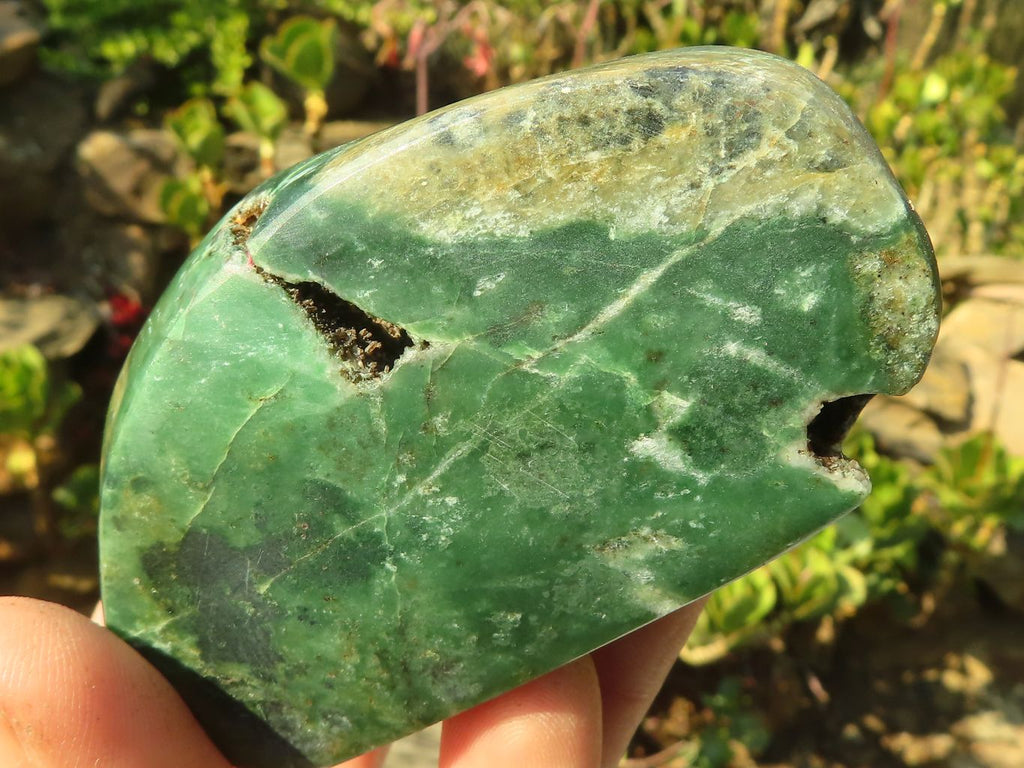 Polished New Green Chrysoprase Free Forms  x 12 From Namibia - Toprock Gemstones and Minerals 