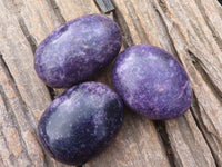Polished  Purple Lepidolite Free Forms  x 6 From Zimbabwe - Toprock Gemstones and Minerals 