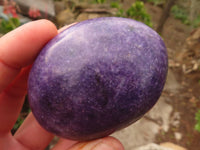 Polished  Purple Lepidolite Free Forms  x 6 From Zimbabwe - Toprock Gemstones and Minerals 