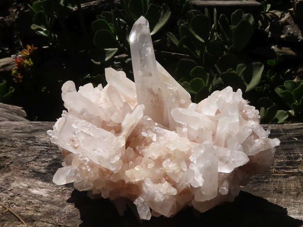 Natural Quartz Crystal Clusters  x 2 From Madagascar - TopRock