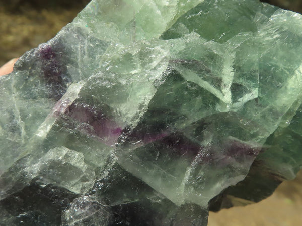 Natural Selected Watermelon Fluorite Cobbed Pieces x 4 From Uis, Namibia - TopRock