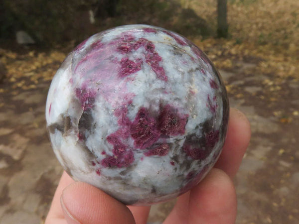 Polished Pink Rubellite Tourmaline Spheres  x 6 From Madagascar - TopRock