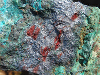 Natural Rough Shattuckite With Malachite & Cuprite Specimens  x 3 From Kaokoveld, Namibia - Toprock Gemstones and Minerals 