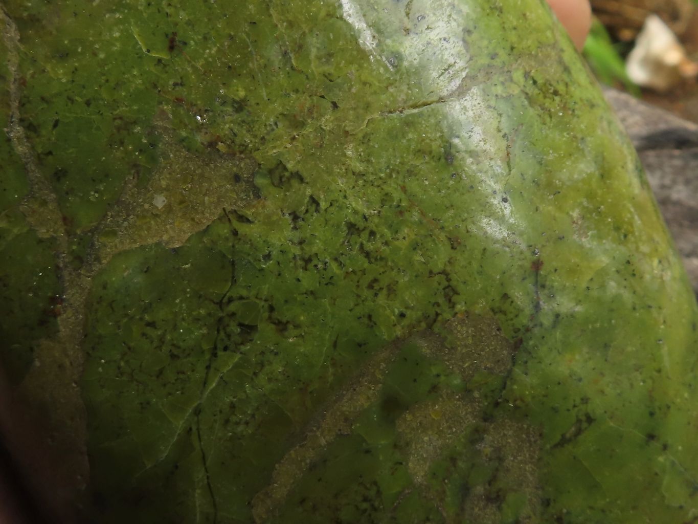 Polished Green Opal Standing Free Form  x 1 From Antsirabe, Madagascar - TopRock