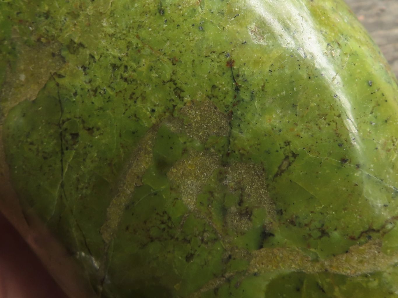 Polished Green Opal Standing Free Form  x 1 From Antsirabe, Madagascar - TopRock