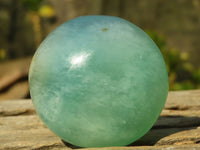 Polished Gemmy Emerald Fluorite Palm Stones  x 12 From Mandrosonoro, Madagascar