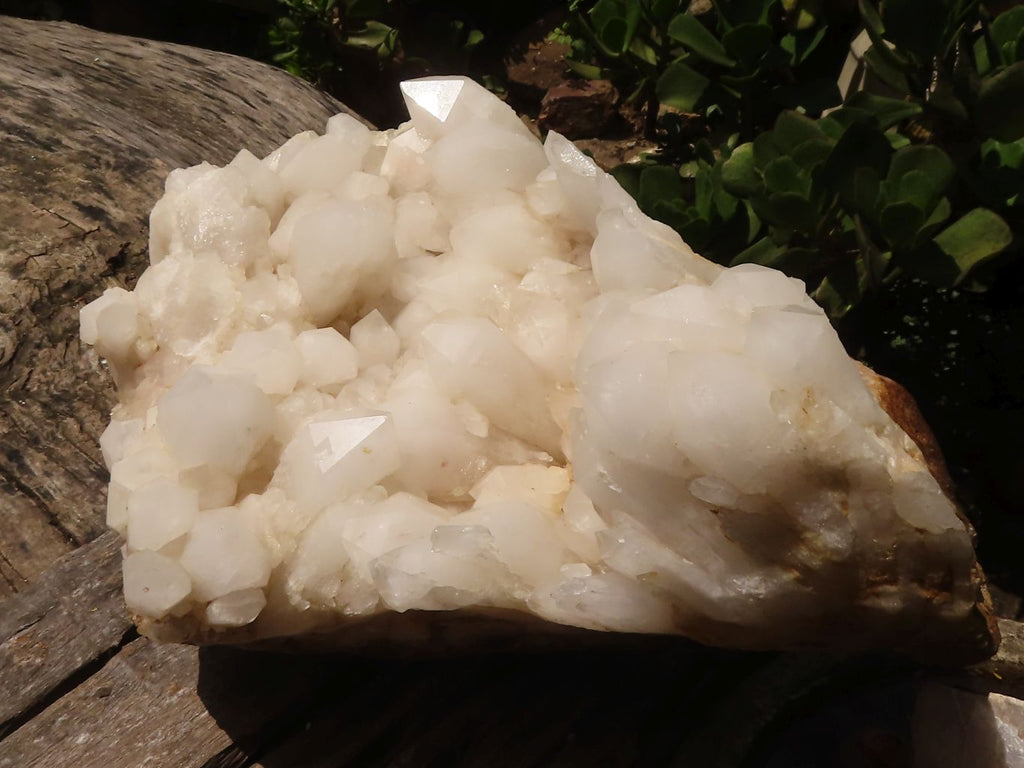 Natural Large White Quartz Cluster  x 1 From Madagascar - TopRock