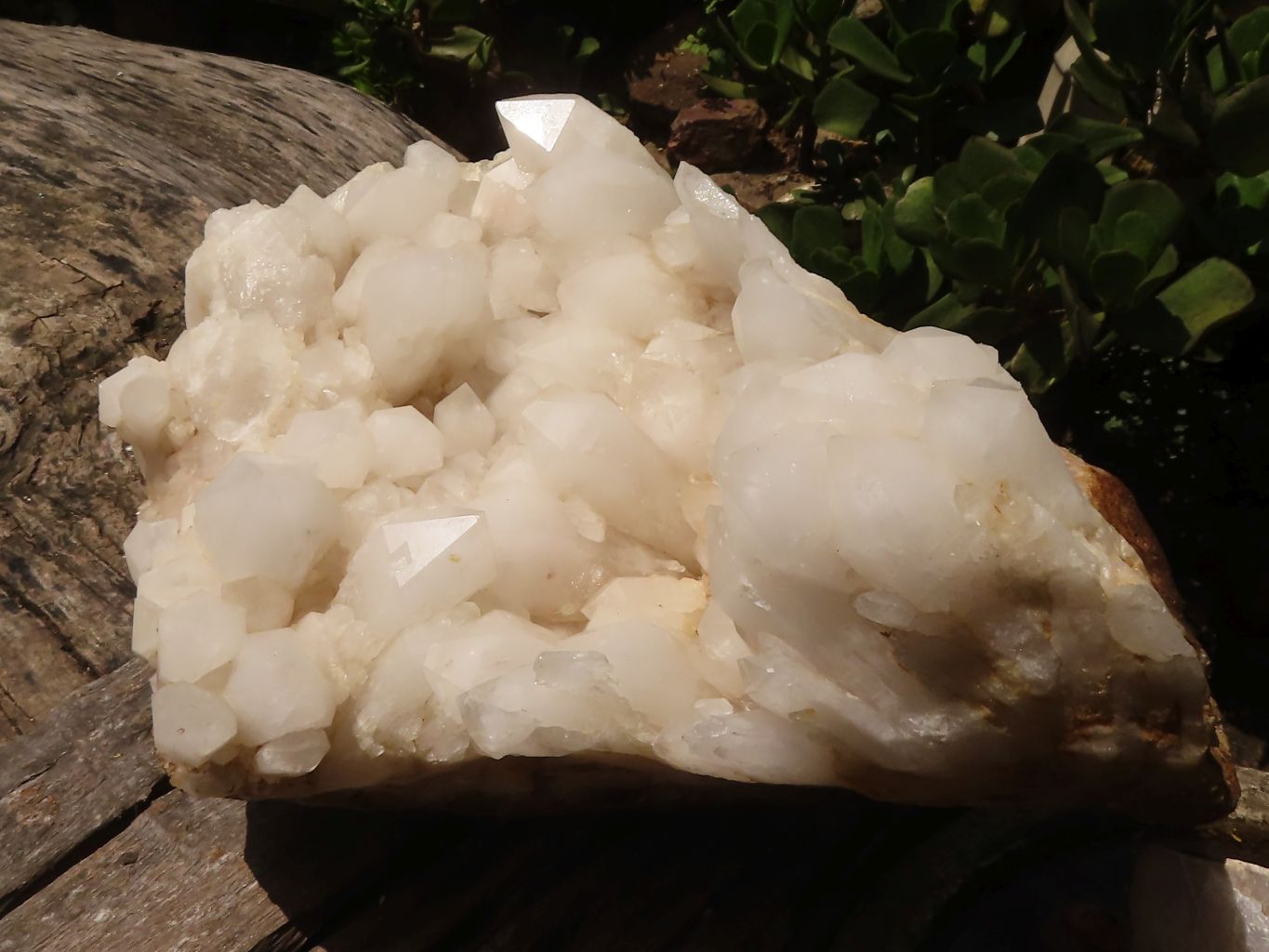 Natural Large White Quartz Cluster  x 1 From Madagascar - TopRock