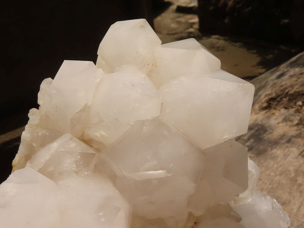 Natural Large White Quartz Cluster  x 1 From Madagascar - TopRock