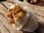 Natural Golden Limonite / Lemonite Quartz Clusters  x 24 From Zambia - Toprock Gemstones and Minerals 