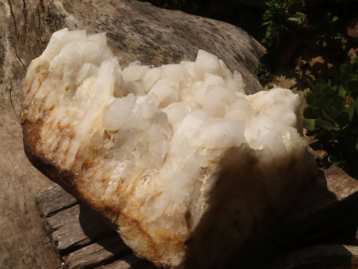 Natural Large White Quartz Cluster  x 1 From Madagascar - TopRock