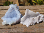 Natural Etched Blue Chalcedony Specimens  x 35 From Nsanje, Malawi - Toprock Gemstones and Minerals 