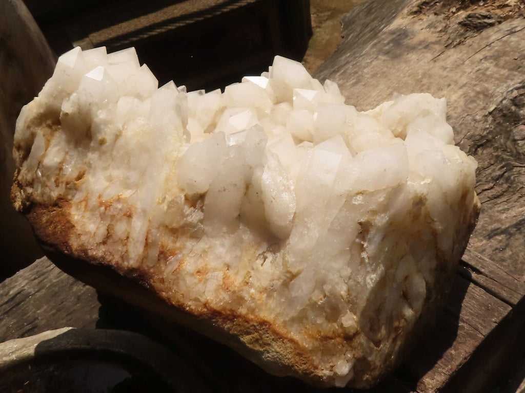 Natural Large White Quartz Cluster  x 1 From Madagascar - TopRock