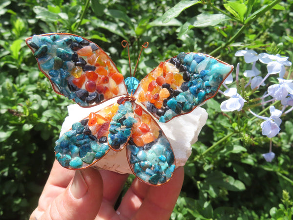 Polished Large Gemstone Butterfly - sold per piece From South Africa - TopRock