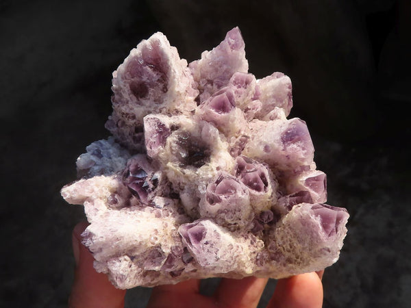 Natural Sugar Amethyst Clusters  x 4 From Zambia