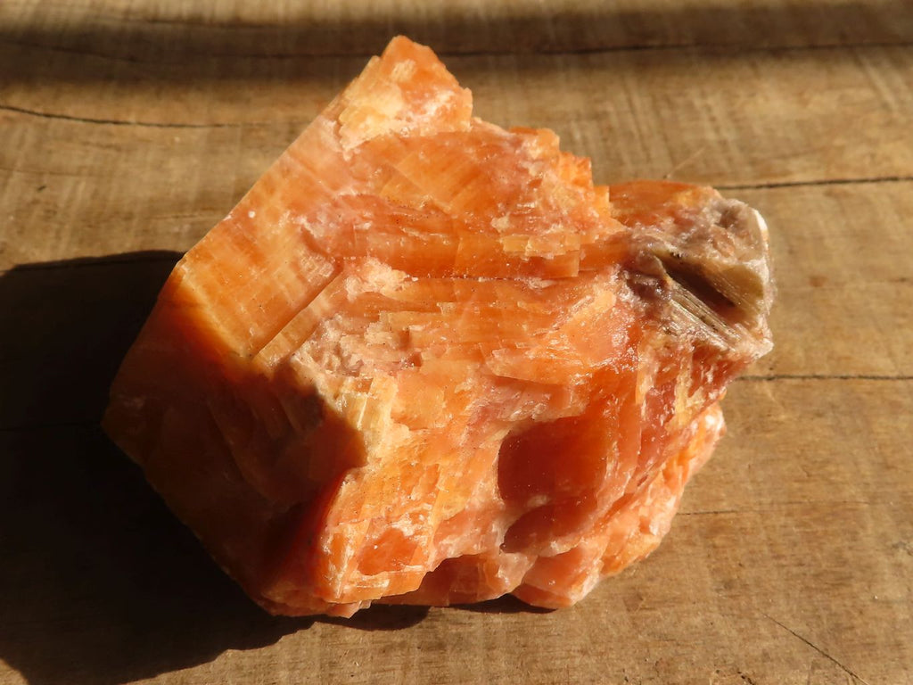 Natural New Sunset Orange Calcite Specimens  x 12 From Spitzkop, Namibia - Toprock Gemstones and Minerals 