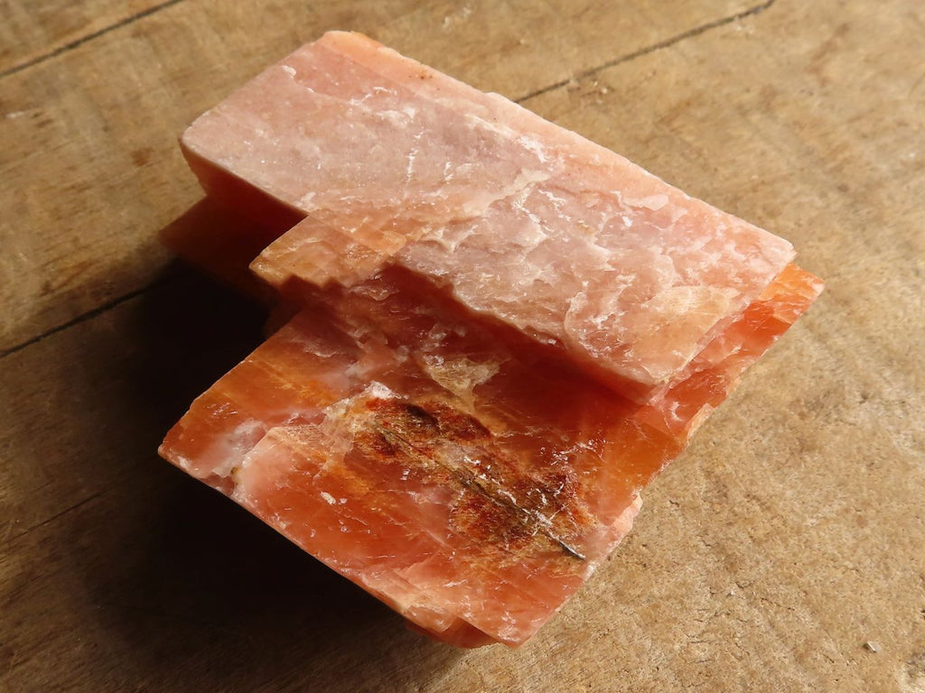 Natural New Sunset Orange Calcite Specimens  x 12 From Spitzkop, Namibia - Toprock Gemstones and Minerals 