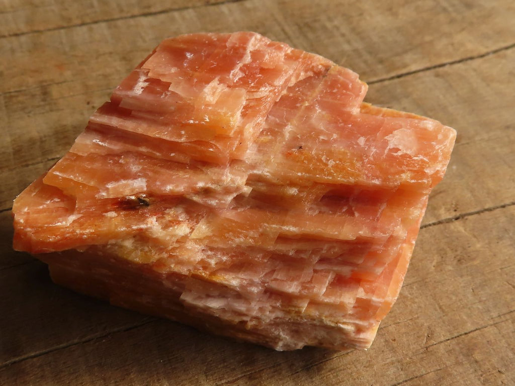 Natural New Sunset Orange Calcite Specimens  x 12 From Spitzkop, Namibia - Toprock Gemstones and Minerals 