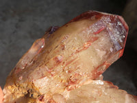 Natural Red Hematoid Phantom Quartz Specimens x 2 From Karoi, Zimbabwe - Toprock Gemstones and Minerals 