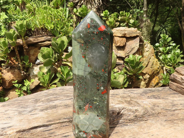Polished Extra Large Seftonite / Bloodstone Point (One Off Piece) x 1 From Swaziland - TopRock