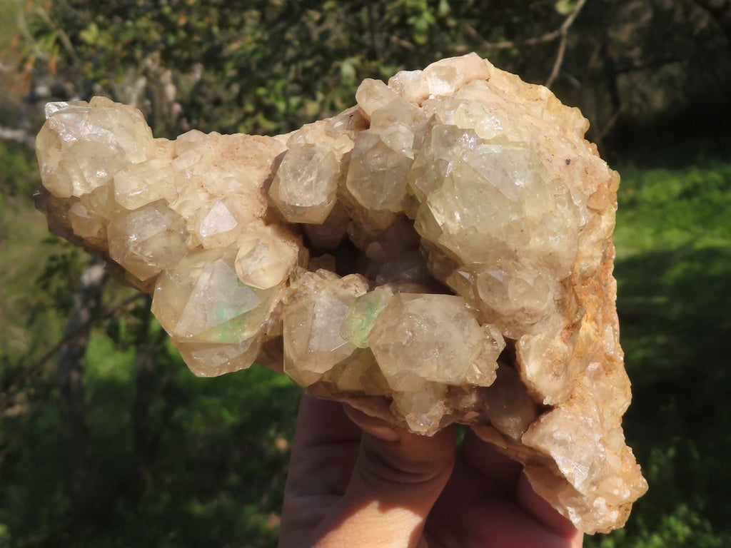 Natural Malachite Infused Smokey Quartz Cluster x 1 From Luena, Congo - TopRock