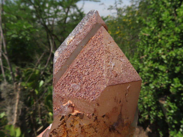 Natural Red Hematoid Quartz Crystals  x 2 From Karoi, Zimbabwe - TopRock