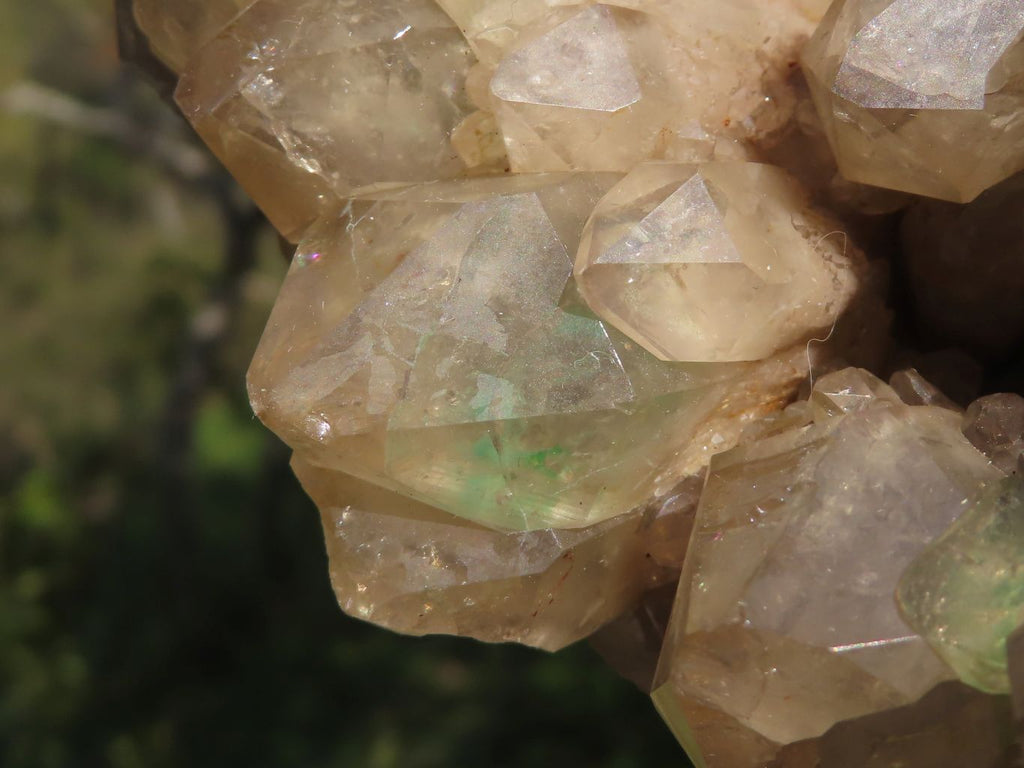Natural Malachite Infused Smokey Quartz Cluster x 1 From Luena, Congo - TopRock