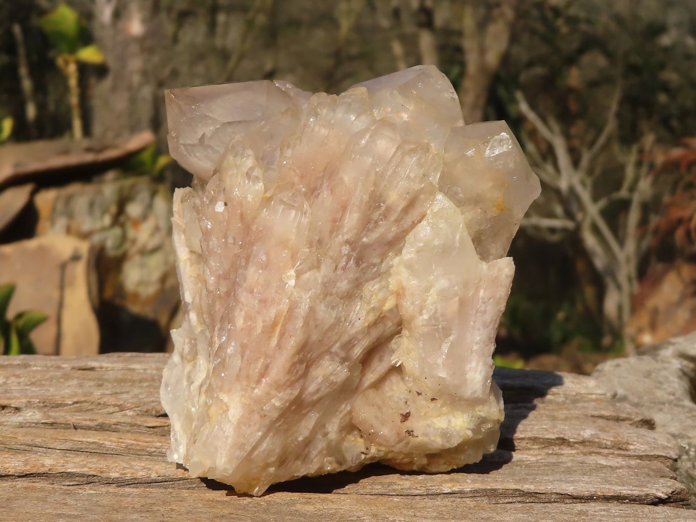 Natural Cascading Smokey Quartz Clusters x 3 From Luena, Congo - Toprock Gemstones and Minerals 