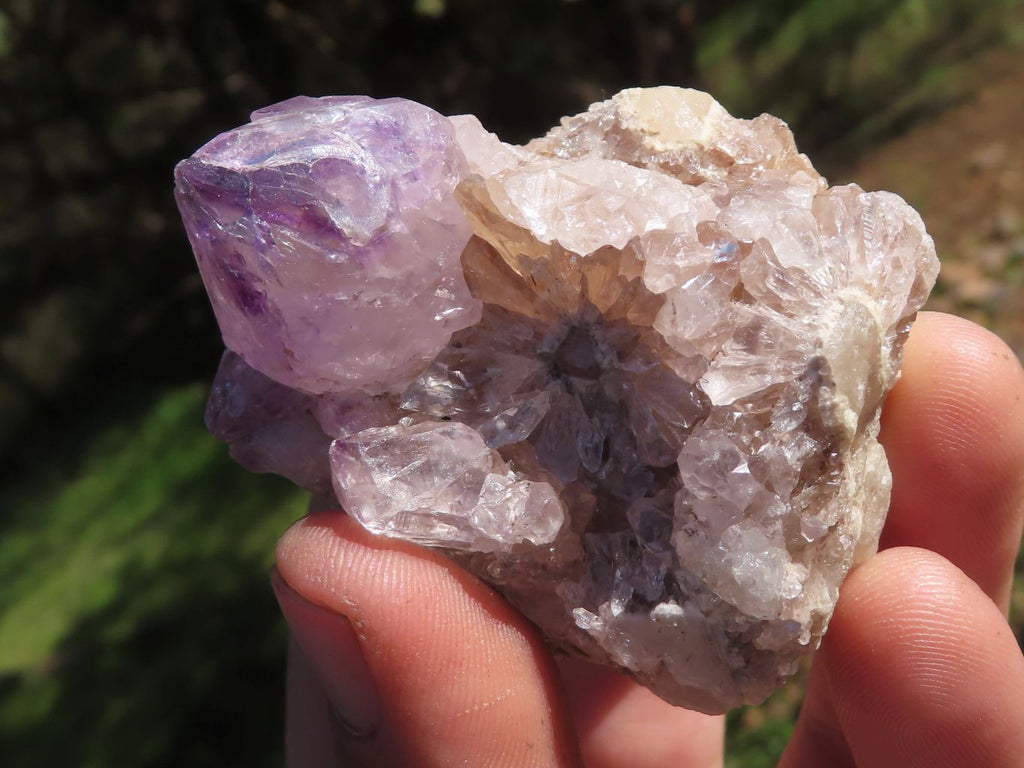 Natural Mixed Selection Of Spirit Quartz Clusters x 12 From Boekenhouthoek, South Africa - TopRock