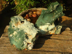 Natural Rough Emerald Mtorolite Cutting Material  x 2 From Zimbabwe - Toprock Gemstones and Minerals 