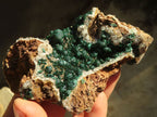 Natural Rare Ball Malachite On Drusy Quartz & Dolomite Matrix  x 2 From Kambove, Congo - Toprock Gemstones and Minerals 