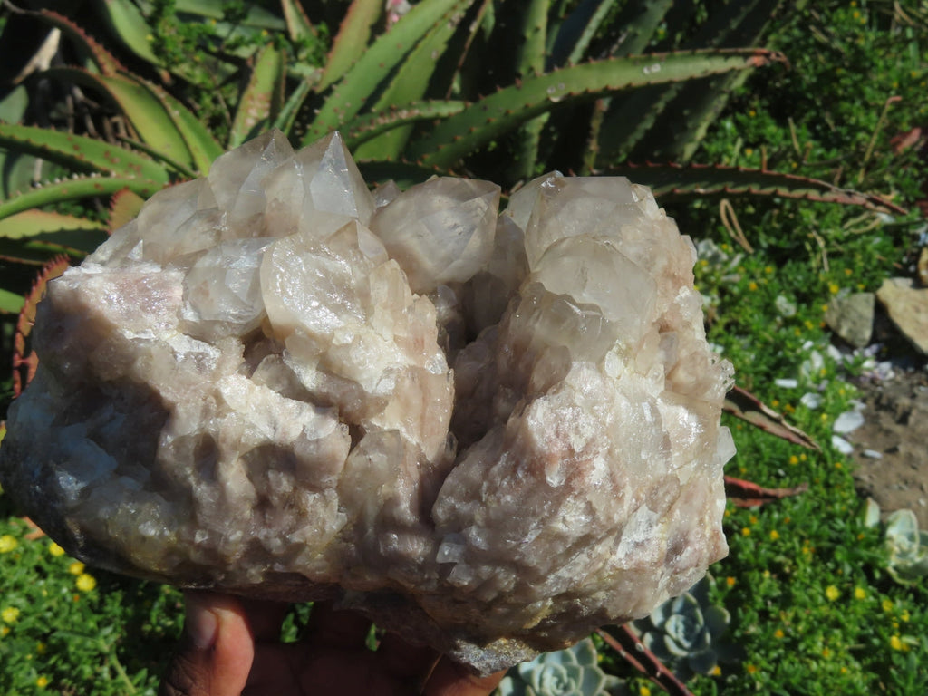 Natural Smokey Phantom Quartz Cluster x 1 From Lwena, Congo - TopRock